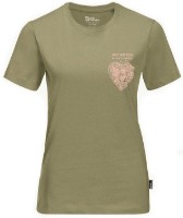 Женская футболка Jack Wolfskin Discover Heart T W Bay Leaf XS фото №1 — интернет-магазин Desire.md