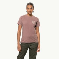 Женская футболка Jack Wolfskin Nature T W Afterglow L фото №2 — интернет-магазин Desire.md