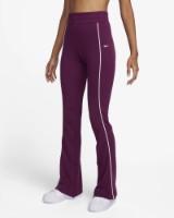 Pantaloni spotivi de dame Nike W Nsw Clcctn Slit Hem Pant Bordeaux/Summit White, s.XL