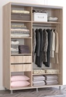 Шкаф-купе Mobildor-Lux Aron Mirror 160x230 Oak Sonoma (aron1326) фото №2 — интернет-магазин Desire.md