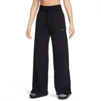 Pantaloni spotivi de dame Nike W Nsw Phnx Plsh Hr Pant Wide Black/Sail, s.S imaginea #1 — magazin online Desire.md
