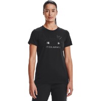 Женская футболка Under Armour W Sportstyle Logo SS Black XL фото №3 — интернет-магазин Desire.md