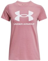 Tricou de dame Under Armour W Sportstyle Logo SS Pink L imaginea #1 — magazin online Desire.md
