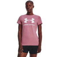 Tricou de dame Under Armour W Sportstyle Logo SS Pink M imaginea #3 — magazin online Desire.md
