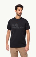 Мужская футболка Jack Wolfskin Essential Logo T M Black, s.L (18095916000) фото №2 — интернет-магазин Desire.md