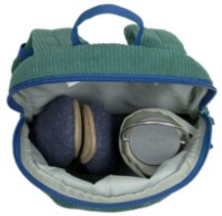 Детский рюкзак Lassig Cord Little Gang Fun Ocean Green (LS1203042339) фото №5 — интернет-магазин Desire.md