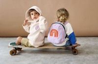 Rucsac pentru copii Lassig Cord Little Gang Rainbow Lilac (LS1203042041) imaginea #5 — magazin online Desire.md