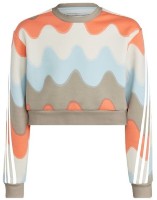 Hanorac pentru copii Adidas G Marimekko Swt Cloud White/Ice Blue/Semi Coral/Light Brown, s.170