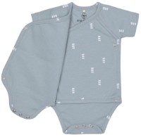 Детское боди Lassig GOTS Blocks Light Blue 3/6months (LS1531009069-68) фото №3 — интернет-магазин Desire.md