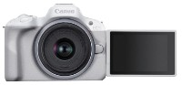 Aparat foto Canon EOS R50 + RF-S 18-45mm f/4.5-6.3 IS STM White imaginea #7 — magazin online Desire.md