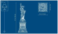 Set de construcție Lego Architecture: Statue of Liberty (21042) imaginea #7 — magazin online Desire.md