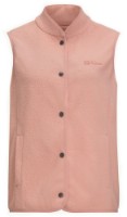 Vesta damă Jack Wolfskin Light Curl Vest W Pink XS