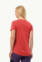Tricou de dame Jack Wolfskin Vonnan S/S Graphic T W Red XL imaginea #3 — magazin online Desire.md