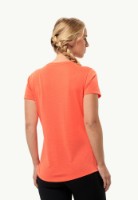 Tricou de dame Jack Wolfskin Vonnan S/S T W Red L imaginea #3 — magazin online Desire.md