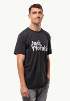 Tricou bărbătesc Jack Wolfskin Brand T M Black XXL imaginea #2 — magazin online Desire.md