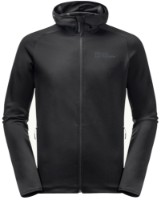 Мужская толстовка Jack Wolfskin Baiselberg Hooded Fz M Black S