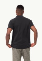 Polo Jack Wolfskin Essential Polo M Black XXL