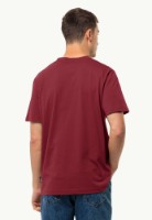 Мужская футболка Jack Wolfskin Jack Tent T M Darkred S фото №3 — интернет-магазин Desire.md