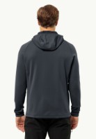 Мужская толстовка Jack Wolfskin Kolbenberg Hooded Fz M Gray S фото №3 — интернет-магазин Desire.md