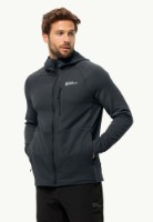 Мужская толстовка Jack Wolfskin Kolbenberg Hooded Fz M Gray XXL фото №2 — интернет-магазин Desire.md