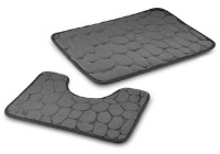 Коврик для ванной Tadar Set Dark Grey 2pcs 60x40cm/50x40cm