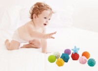 Set de mingi senzoriale Baby Mix 10pcs 53410 imaginea #2 — magazin online Desire.md