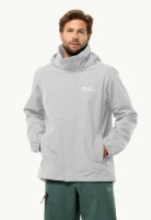 Jachetă pentru bărbați Jack Wolfskin Stormy Point 2L Jkt M Gray M imaginea #2 — magazin online Desire.md