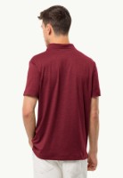 Polo Jack Wolfskin Travel Polo M Darkred S imaginea #3 — magazin online Desire.md