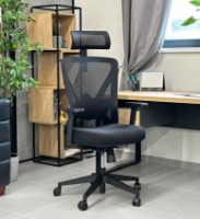 Scaun de birou Deco Orco-Plus Black imaginea #2 — magazin online Desire.md