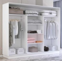 Dulap cu uşi glisante Mobildor-Lux Fox Mirror Elements 260x200 White (fox6621) imaginea #2 — magazin online Desire.md