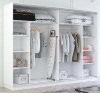 Dulap cu uşi glisante Mobildor-Lux Fox Mirror Elements 320x210 White (fox7223) imaginea #2 — magazin online Desire.md