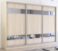 Dulap cu uşi glisante Mobildor-Lux Fox 340x60x200 Sonoma (fox6978)