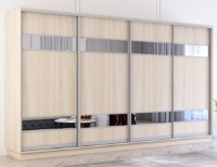 Dulap cu uşi glisante Mobildor-Lux Fox 400x60x240 Sonoma (fox7684)