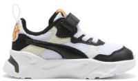 Adidași pentru copii Puma Trinity Ac+ Inf Puma White/Black/Vapor Gray/Clementine 20