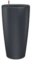 Цветочный горшок Lechuza Rondo Premium 32 Basalt Grey Matt фото №1 — интернет-магазин Desire.md
