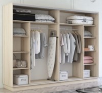 Dulap cu uşi glisante Mobildor-Lux Fox Mirror 320x200 Oak Sonoma (fox7744) imaginea #2 — magazin online Desire.md