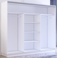 Dulap cu uşi glisante Mobildor-Lux Fox 260x230 White (fox6816) imaginea #2 — magazin online Desire.md