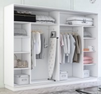 Dulap cu uşi glisante Mobildor-Lux Fox 280x200 White (fox7416) imaginea #2 — magazin online Desire.md