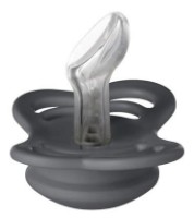 Пустышка BIBS Couture Silicone 2 Pack - Iron/Baby Blue 0+ months (1700313) фото №2 — интернет-магазин Desire.md