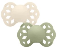 Пустышка BIBS Infinity 2 Pack 0+ months Ivory/Sage (265102)