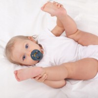 Пустышка BIBS Colour 2 Pack - Ivory/Petrol 6+ months (120367) фото №3 — интернет-магазин Desire.md