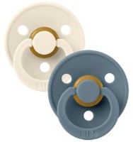 Suzeta BIBS Colour 2 Pack - Ivory/Petrol 6+ months (120367)