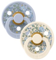 Suzeta BIBS Liberty Colour 2 Pack Eloise Dusty Blue Mix 0-6months