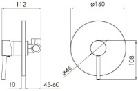 Смеситель для душа VOLLE Cruze (1547.100201) фото №2 — интернет-магазин Desire.md