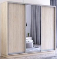 Шкаф-купе Mobildor-Lux Fox Chipboard/Mirror 270x230 Oak Sonoma (fox6389)