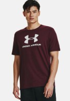 Мужская футболка Under Armour Big Logo Fill SS Darkred XXL фото №3 — интернет-магазин Desire.md