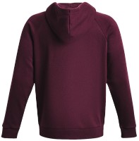 Мужская толстовка Under Armour Rival Fleece FZ Hoodie Darkred XXL фото №2 — интернет-магазин Desire.md