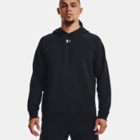 Hanorac pentru bărbați Under Armour Rival Fleece Hoodie Black XXL imaginea #3 — magazin online Desire.md