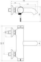 Baterie pentru cadă Imprese Brenta ZMK081906040 imaginea #2 — magazin online Desire.md