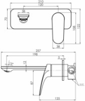 Baterie lavoar Imprese Perla f03508001CC imaginea #2 — magazin online Desire.md